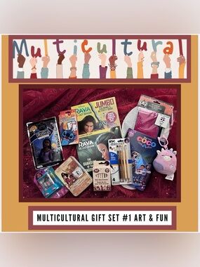NEW: KID PACK - Over 12 ITEMS Multicultural Pack! THEMED GIFT SET #1